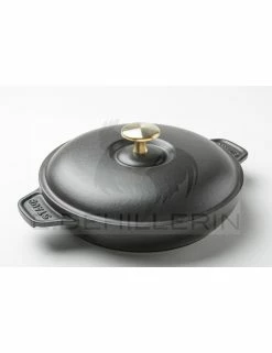 ASSIETTE CHAUDE FONTE NOIRE DIAMETRE 20 - STAUB