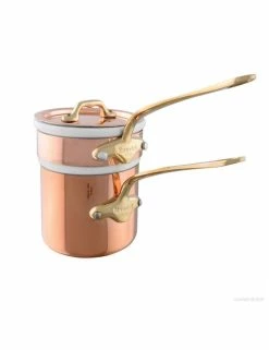 BAIN MARIE CUIVRE PORCELAINE