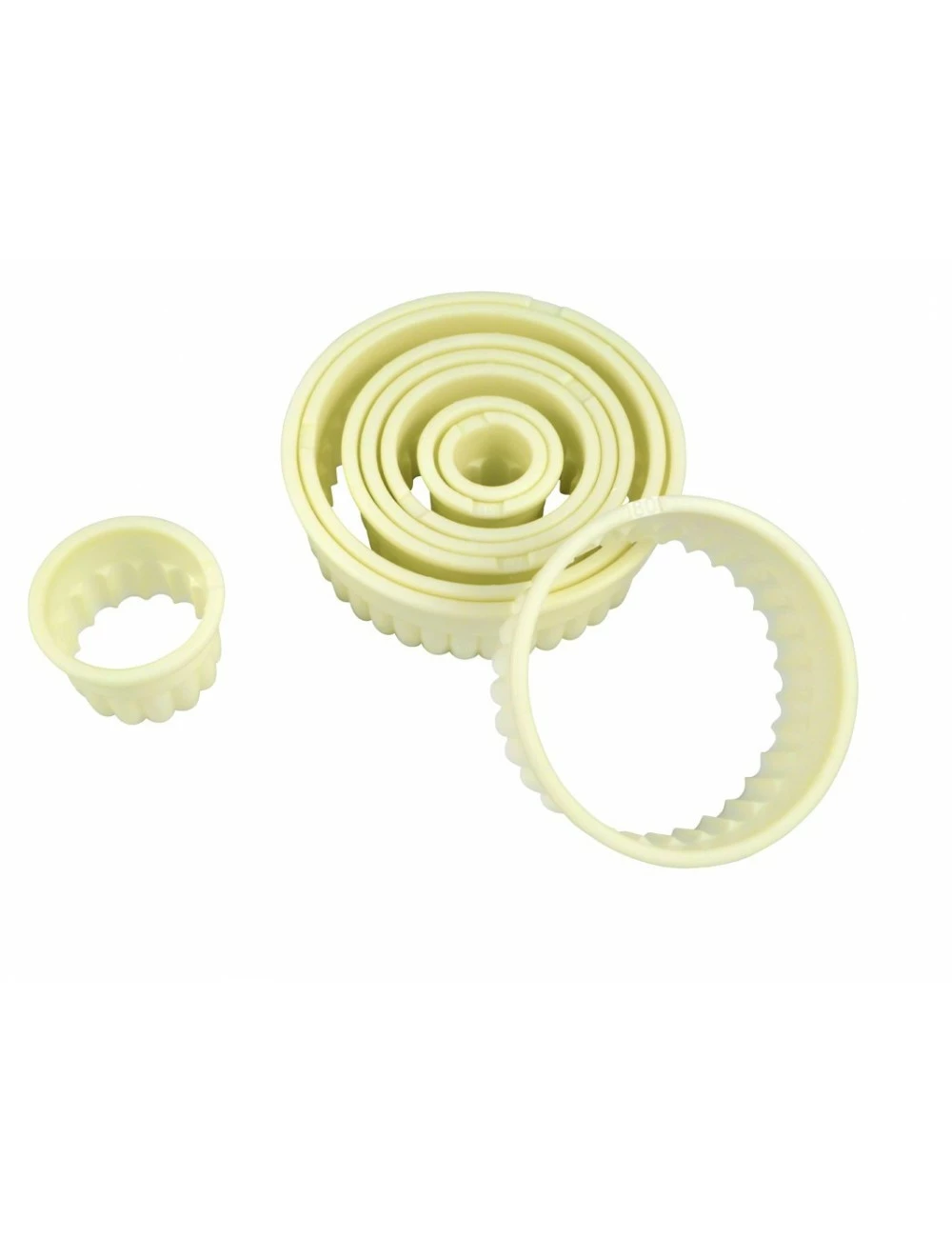 BOÎTE DE 9 DÉCOUPOIRS RONDS CANNELÉS - POLYGLASS – Image 2