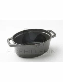 COCOTTE FONTE OVALE NOIRE - STAUB