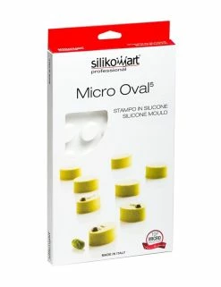 PLAQUE SILIKOMART - 35 MICRO OVALES