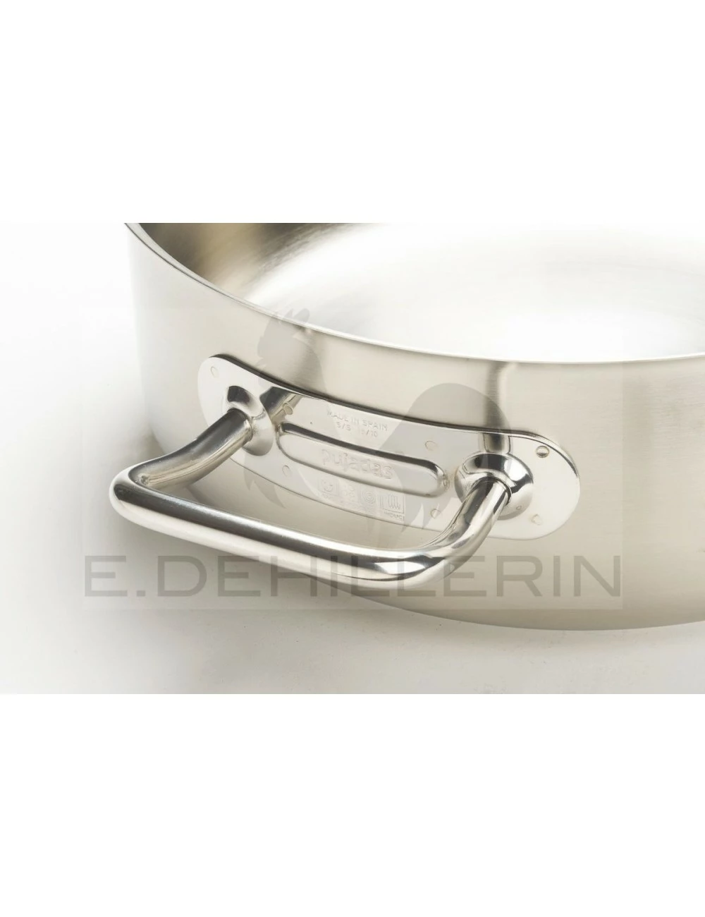 PLAT A SAUTER PRO INOX AVEC QUEUE – Image 2