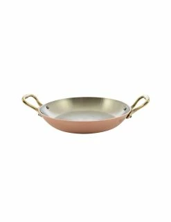 PLAT ROND A POIGNEES - SERVICE TABLE - CUPRINOX