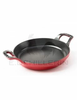 PLAT ROND FONTE ROUGE - STAUB
